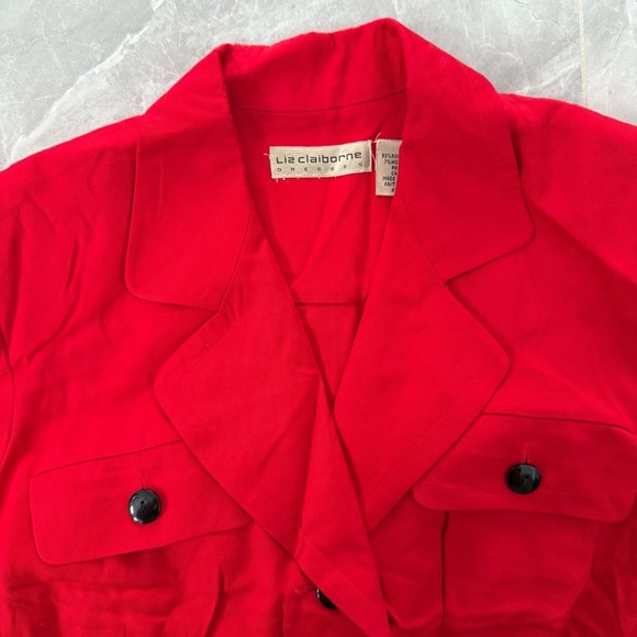 Women’s Vintage Liz Claiborne Button Down Business Office Dress Size 8 - Picture 4 of 16